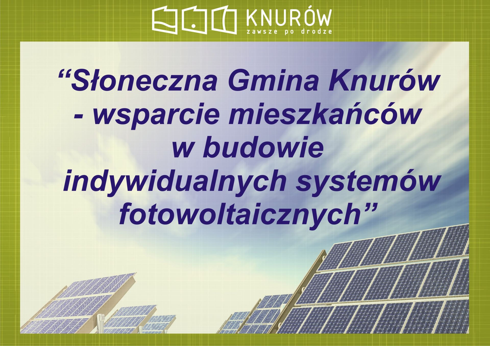 grafika projektu słoneczna gmina knurów